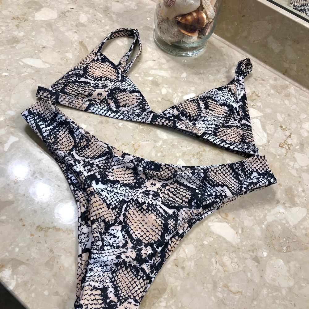 SnakeSkin Bikini Set NEW